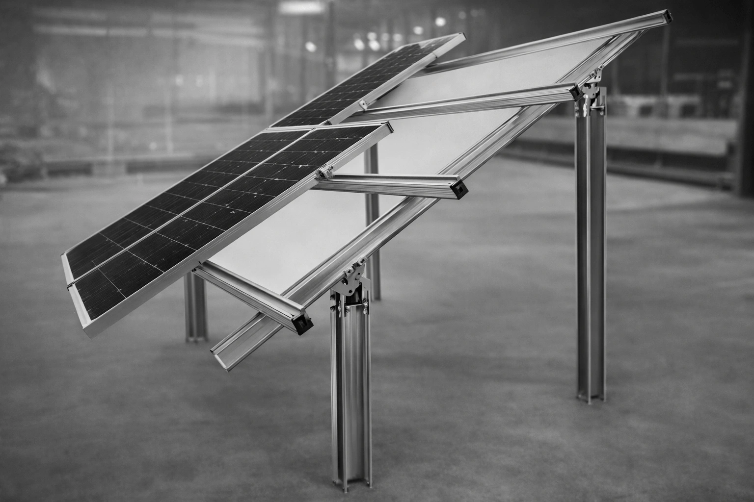 Konstrukcija za solarne panele krov/zemlja